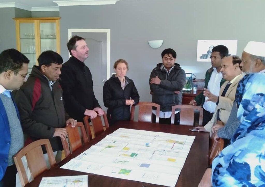 Irrigation project with solar system Sydney Australia and Bangladesh Agreement Ministry of high official.